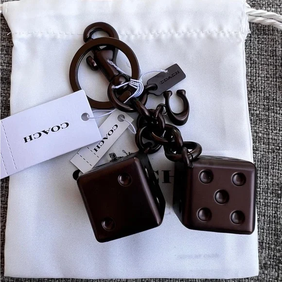 Coach Dice Bag Charm - Picture 2 of 5